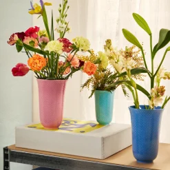 New Rhombe Color Vase H20 cm, Stue|Vaser