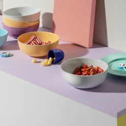 Lyngby Porcelæn Skåle|Spisestue > Rhombe Color Skål ,
