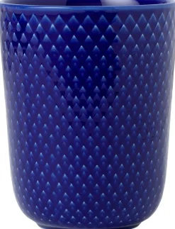 Best Lyngby Porcelæn Rhombe Color Krus 33 cl, Mørk Blå