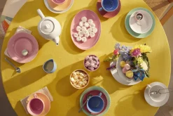 Best Lyngby Porcelæn Rhombe Color Tallerken 21 cm, Rosa