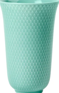 Lyngby Porcelæn Stue|Vaser > Rhombe Color Vase H15 cm, Aqua