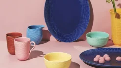 Hot Lyngby Porcelæn Rhombe Color Mælkekande 39 cl, Blå