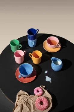 Hot Lyngby Porcelæn Rhombe Color Mælkekande 39 cl, Blå