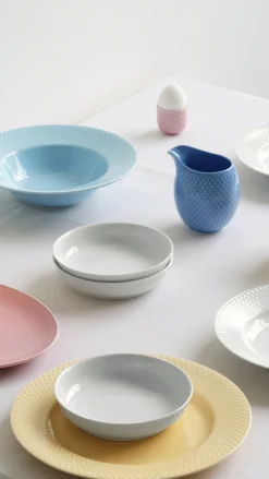 Lyngby Porcelæn Spisestue|Æggebægere > Rhombe Color Æggebæger H4,5 cm,