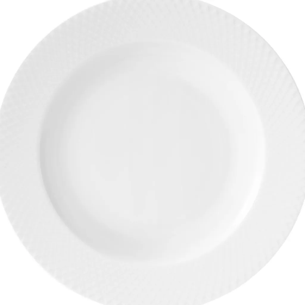 Outlet Rhombe Dyb Tallerken 23 cm, Hvid Dybe Tallerkener