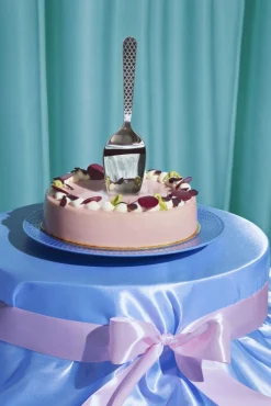 Lyngby Porcelæn Serveringsbestik > Rhombe Kagespade, Stål