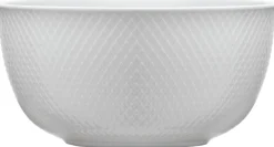 Sale Lyngby Porcelæn Rhombe Serveringsskål , Hvid