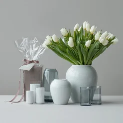 Best Rhombe Vase H25 cm, Hvid Stue|Vaser