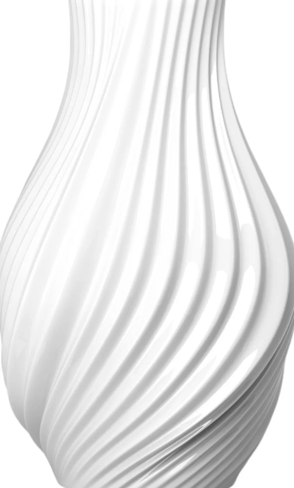 Discount Twist Vase H, Hvid Stue|Vaser