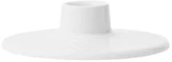 New Lyngby Porcelæn Rhombe Lysestage H3 cm, Hvid