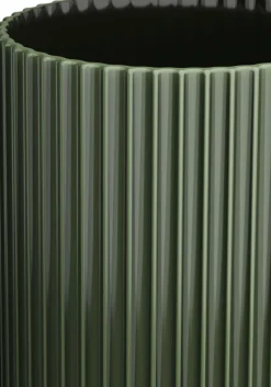Lyngby Porcelæn Vase H31 cm, Mørk Grøn