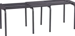 Mandalay Ivy Udtræksbænk 88-118 cm, Antracit