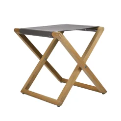 New Langelinie Foldeskammel H44.5 cm, Teak/Oliven Stole