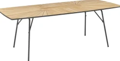 Hot Mandalay Marguerit Havebord 200 cm, Antracit
