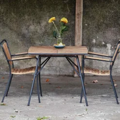 Best Mandalay Marguerit Havemøbelsæt m. 2 Stole , Teak/Antracit