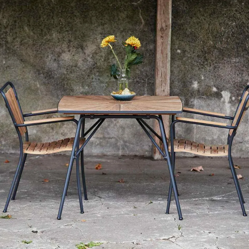 Best Mandalay Marguerit Havemøbelsæt m. 2 Stole , Teak/Antracit