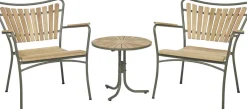 Mandalay Havemøbler|Uderum > Marguerit Loungesæt m. 2 Stole Ø50 cm,