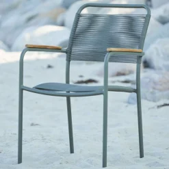 Clearance Verona Havestol m. Teak Armlæn H86,5 cm, Havemøbler|Uderum