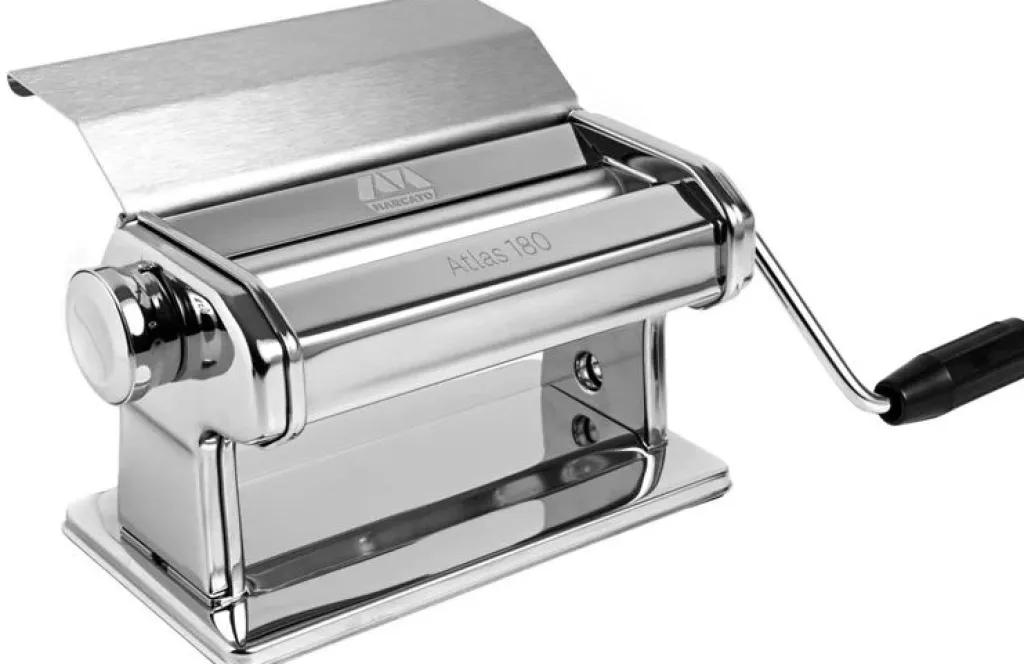 Marcato Bagning Og Dessertmaskiner > Atlas 180 Slide Pastamaskine, Krom