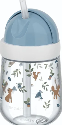Best Mepal Mio Børnekrus m. Sugerør 300 ml, Forest Friends