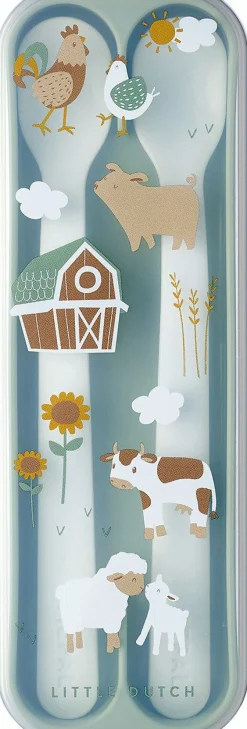 Børn Mepal Spiseskeer|Børnebestik > Mio Madeske 2 stk. 16,5 cm, Little Farm