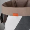 New Diagonal Vasketøjskurv H50 cm, Mørk Grå/Off-White Badeværelse|Kurve Og Kasser