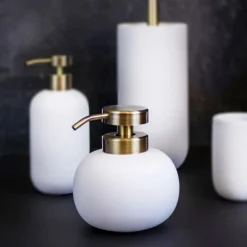 New Mette Ditmer Lotus Sæbedispenser H, White