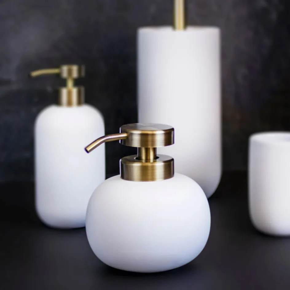 New Mette Ditmer Lotus Sæbedispenser H, White