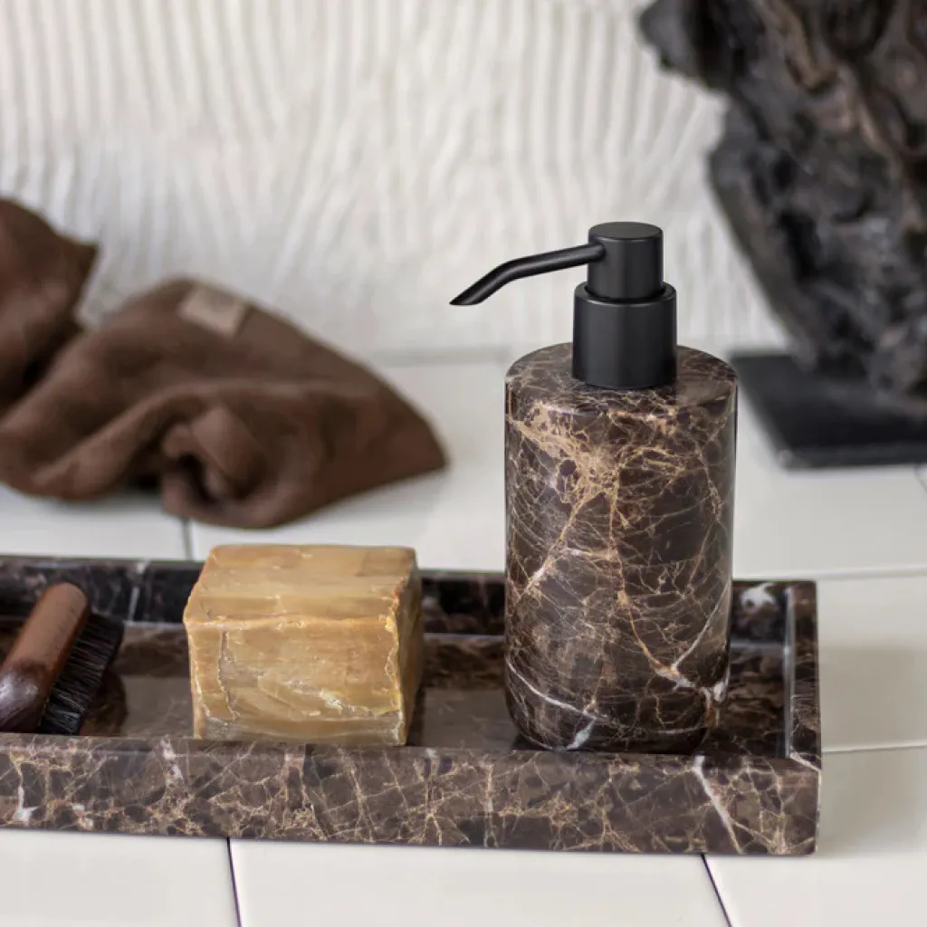 Mette Ditmer Badeværelse > Marble Sæbedispenser, Brun