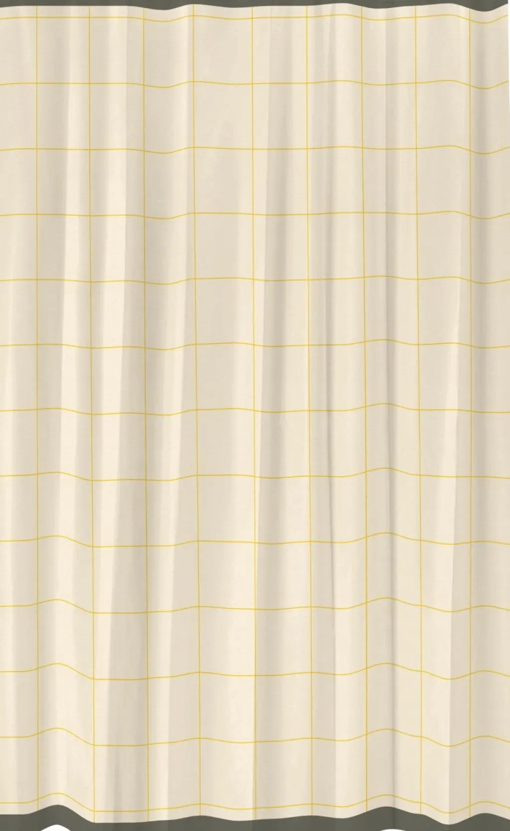 Clearance Mesh Badeforhæng 150x200 cm, Gul Badeværelse