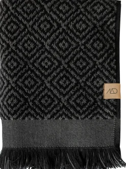 Clearance Mette Ditmer Morocco Håndklæde , Black/Grey