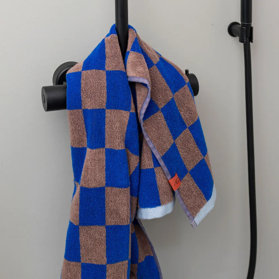 Hot Mette Ditmer Retro Håndklæde , Cobalt