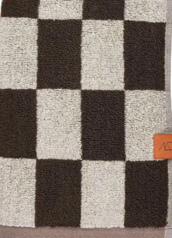 Outlet Mette Ditmer Retro Håndklæde 2 stk 40x55 cm, Chokolade