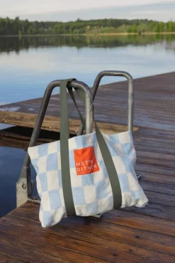 Mette Ditmer Retro Taske 64x45 cm, Light Blue