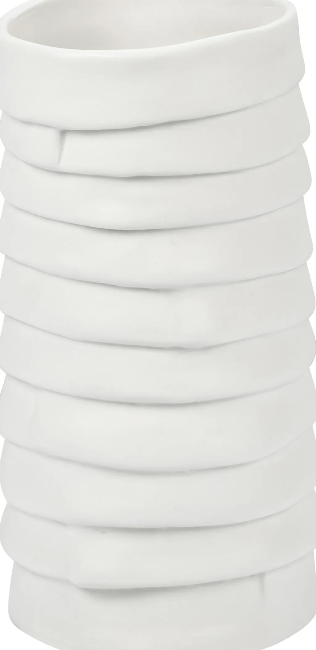 Mette Ditmer Stue|Vaser > Ribbon Vase H, Hvid