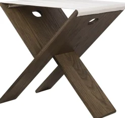 Mette Ditmer Stole > Roots Taburet H48 cm, Mørk Olieret Eg