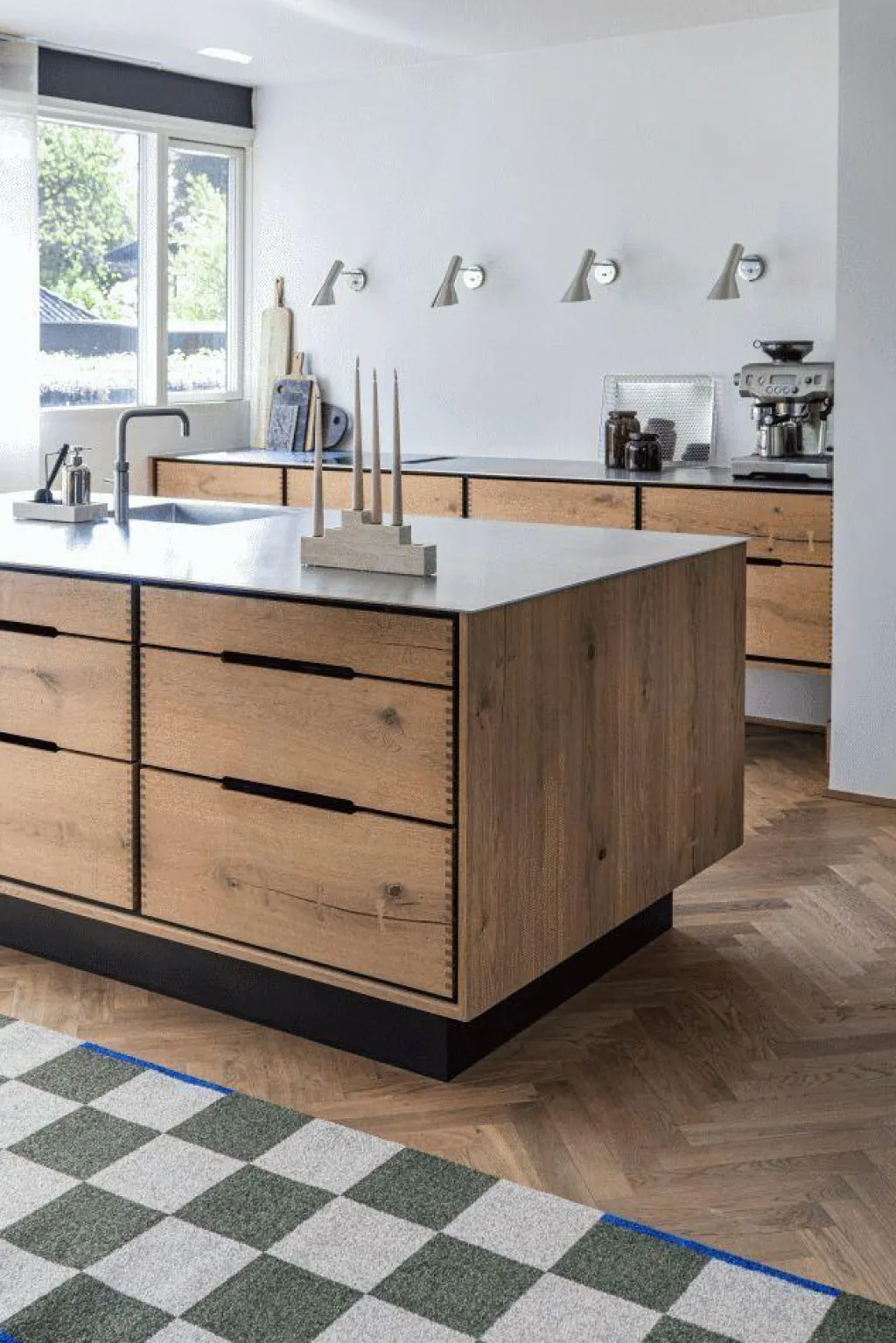 Discount Square Løber 77x242 cm, Mørk Oliven Entre|Tæpper Og Måtter