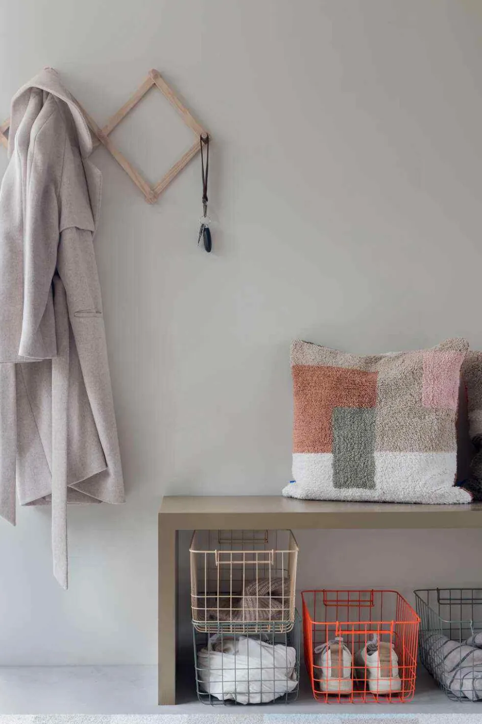 Best Mette Ditmer Store-it Opbevaringskurv H, Orange