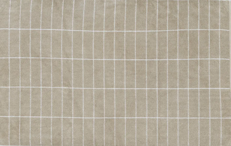 Online Mette Ditmer Tile Stone Bademåtte 50x80 cm, Sand/Off-white