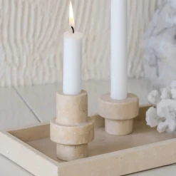Mette Ditmer Lysestager > Marble Lysestage H5 cm,