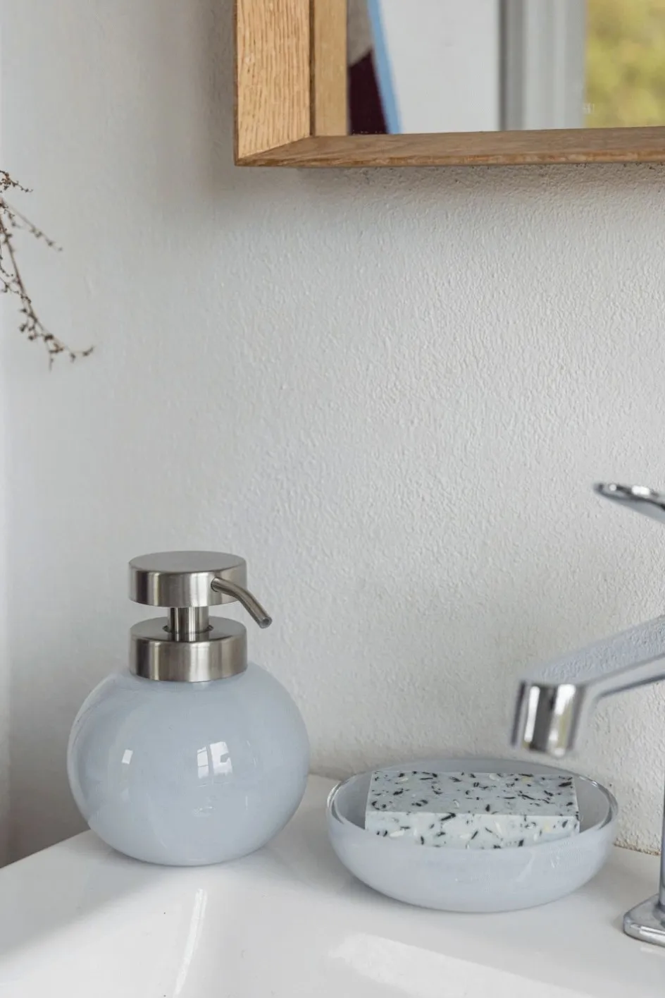 Mette Ditmer Opal Sæbeskål Ø12 cm, Light Blue