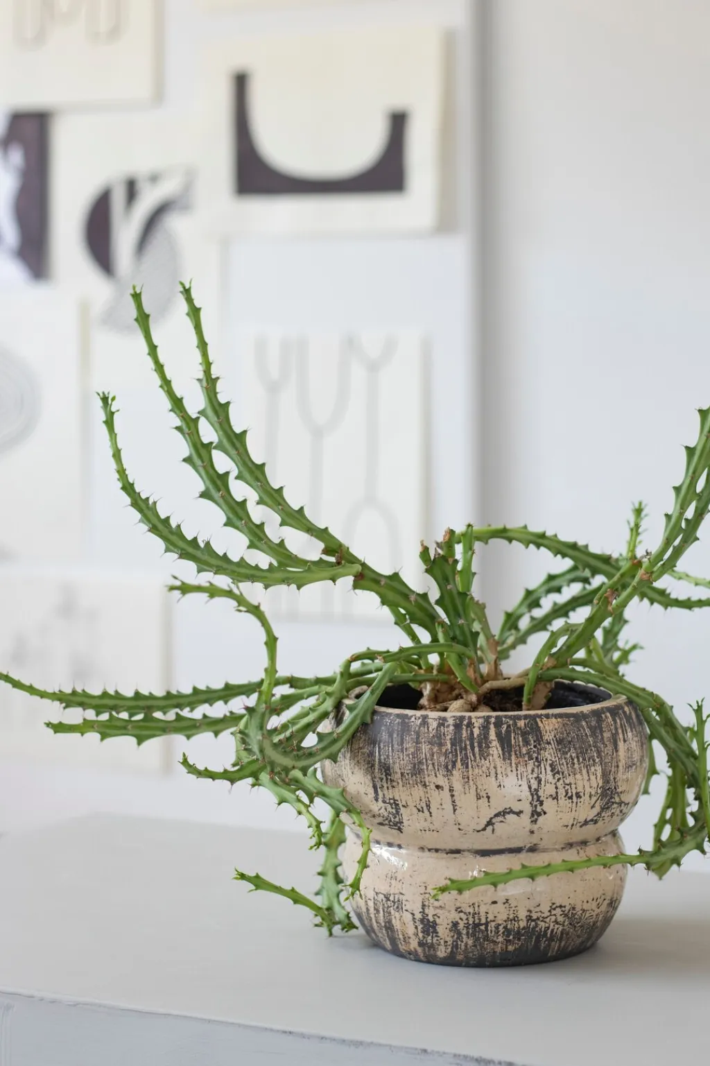 Mette Ditmer Stue|Urtepotter Og Krukker > Raw Krukke H15,5 cm, Off-white