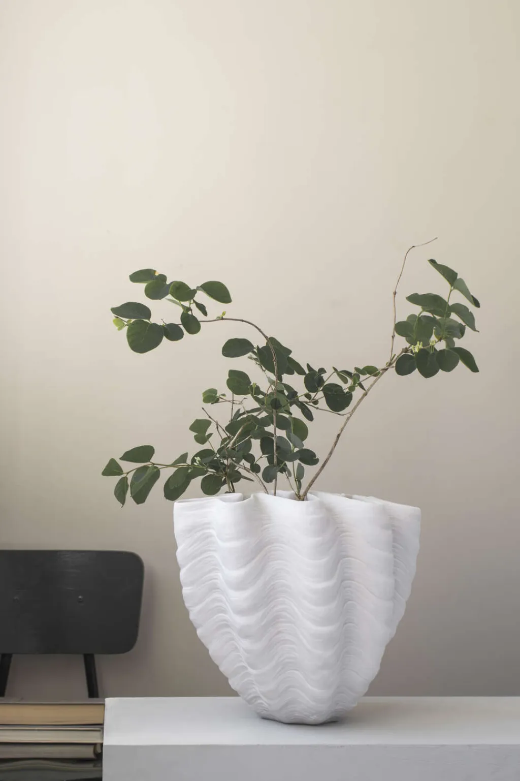 Mette Ditmer Stue|Vaser > Shell Vase H, Off-white
