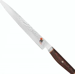 6000 MCT Sujihiki Kniv 24 cm, Pakkatræ Kødknive