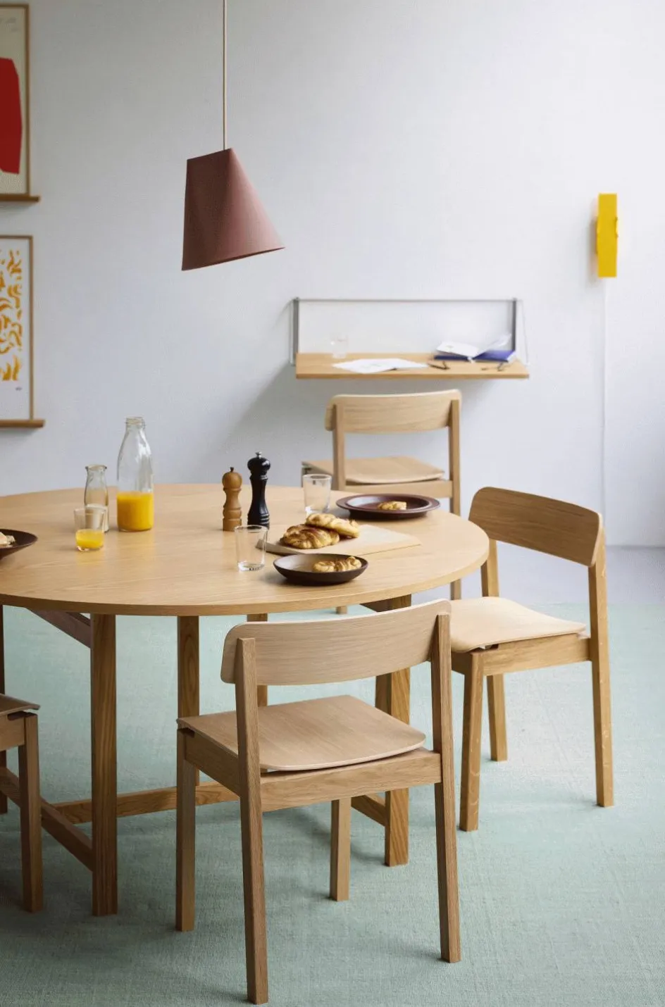 Discount MOEBE Everyday Stol H75 cm, Lakeret Eg