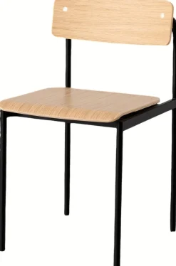 Best MOEBE Offset Stol H76,5 cm, Sort/Lakeret Eg