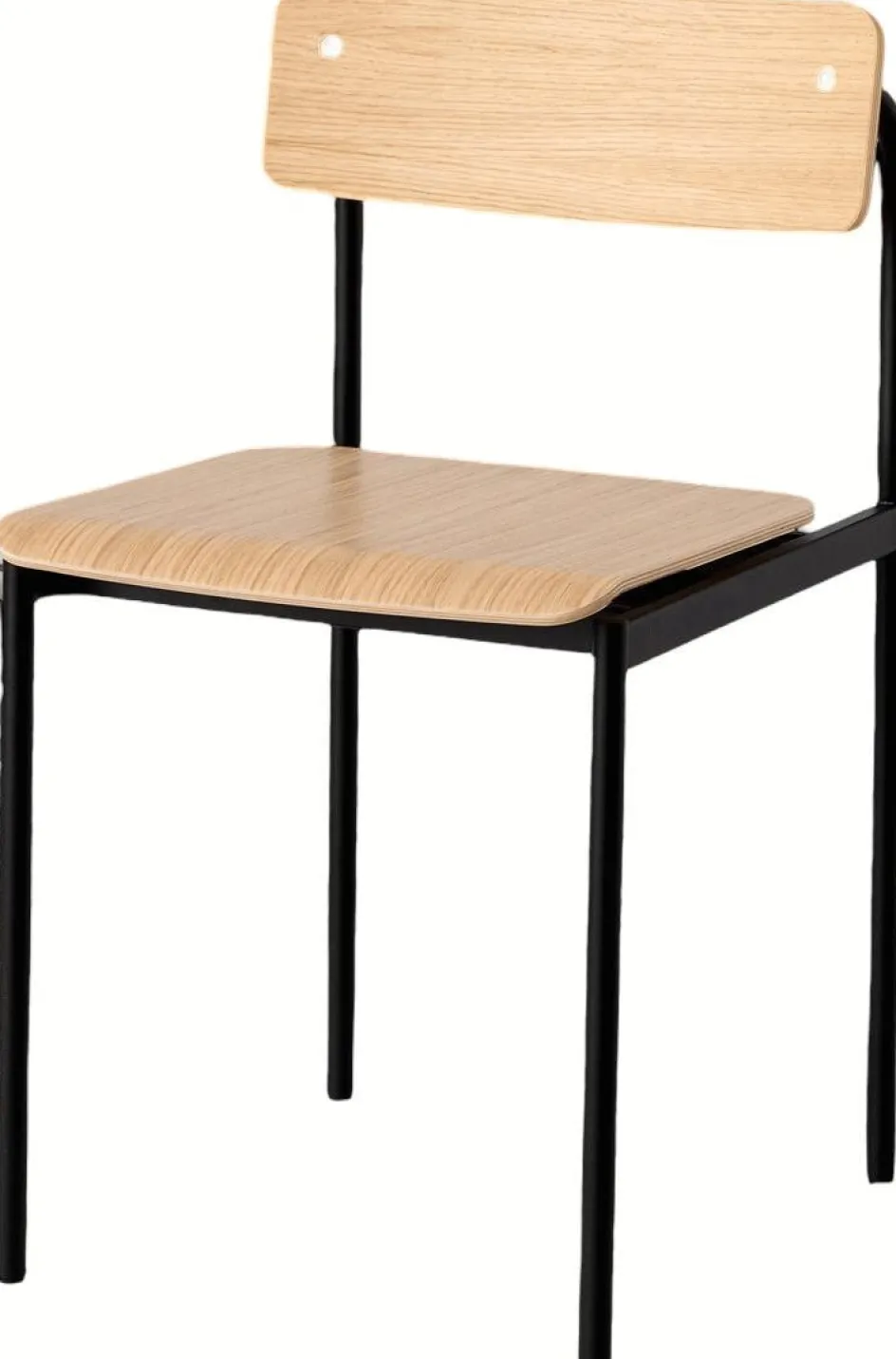 Best MOEBE Offset Stol H76,5 cm, Sort/Lakeret Eg