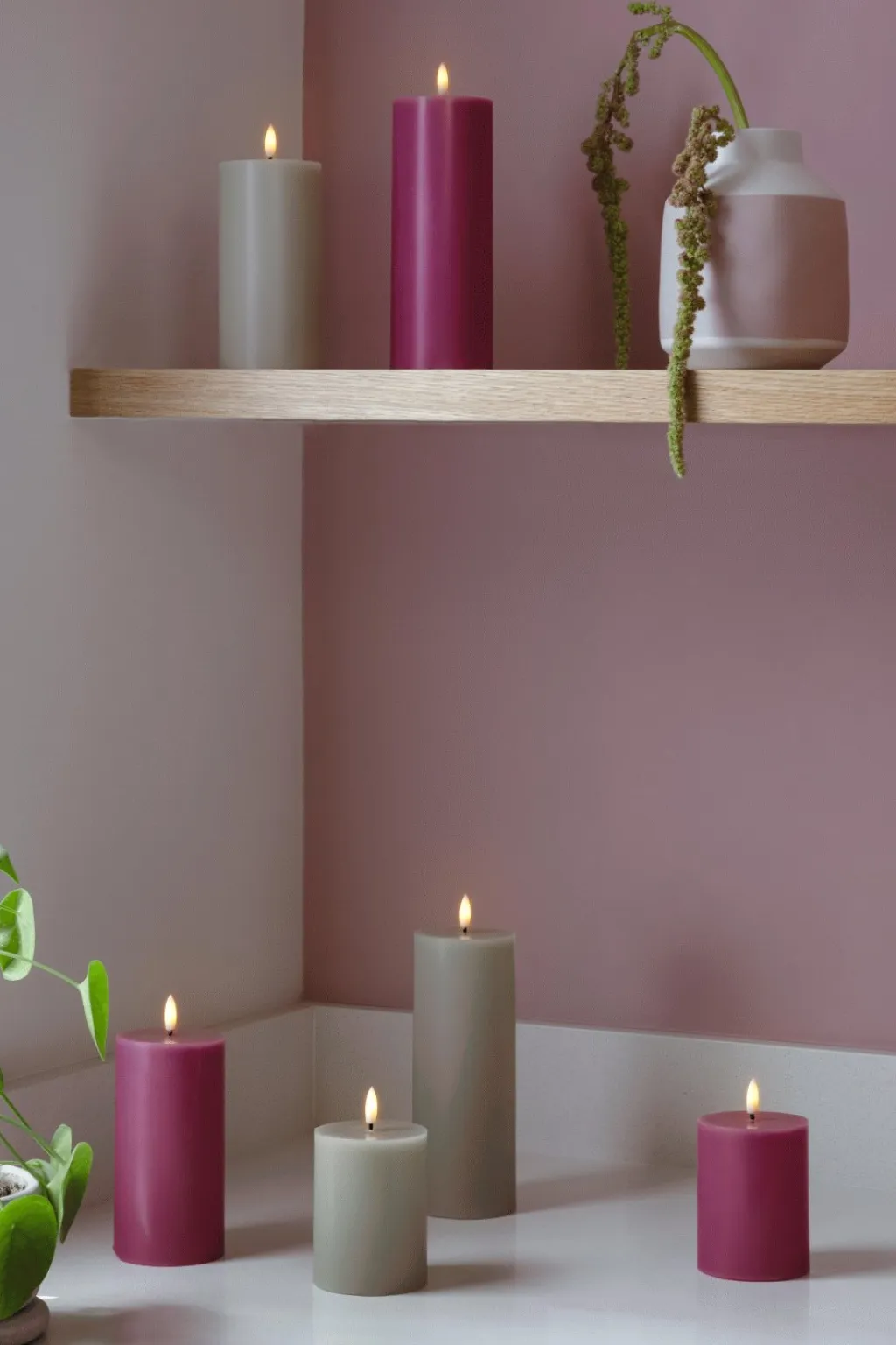 Moods & More Stearinlys|Led Stearinlys > Bloklys LED ,