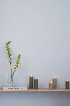 Sale Bloklys m. Smelteeffekt LED , Stearinlys|Led Stearinlys