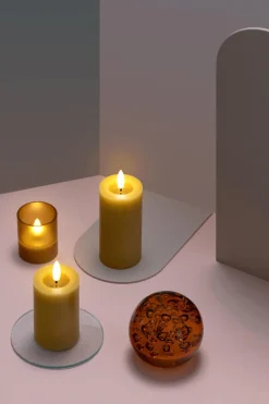 Best Bloklys m. Smelteeffekt LED , Stearinlys|Led Stearinlys